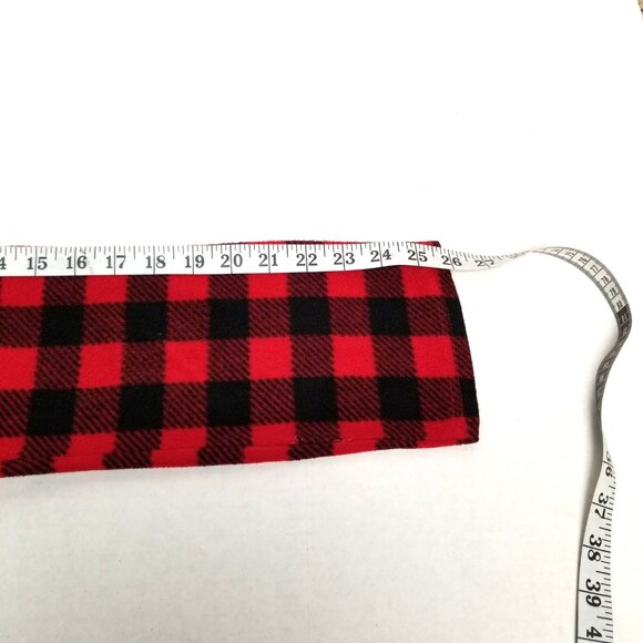 Sleep On It Buffalo Plaid Pajama Pants S 6/7 Red Black Fleece Cozy - Picture 7 of 8